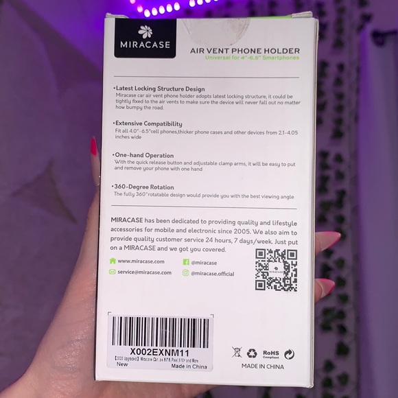 Car Air Vent Phone Holder - Picture 2 of 6